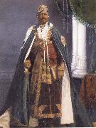 unknow artist Major His Highness Maharao Umed Singh II of Kota Sweden oil painting artist